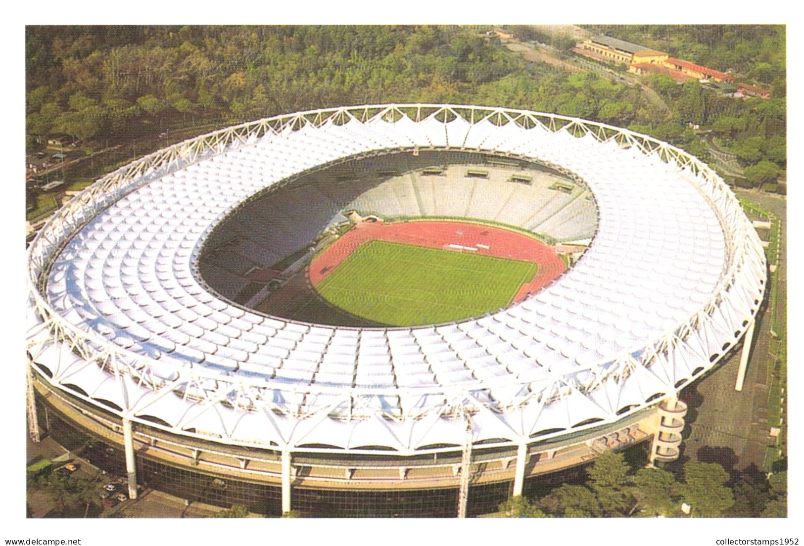 ROME, LAZIO, OLYMPIC STADIUM, ARCHITECTURE, ITALY, POSTCARD - Stadien & Sportanlagen