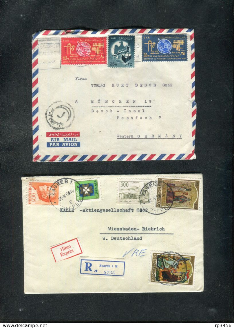 "WELTWEIT" Partie Mit 8 Aelteren Meist Lupo-Briefen, Vgl. Fotos (80178) - Lots & Kiloware (mixtures) - Max. 999 Stamps