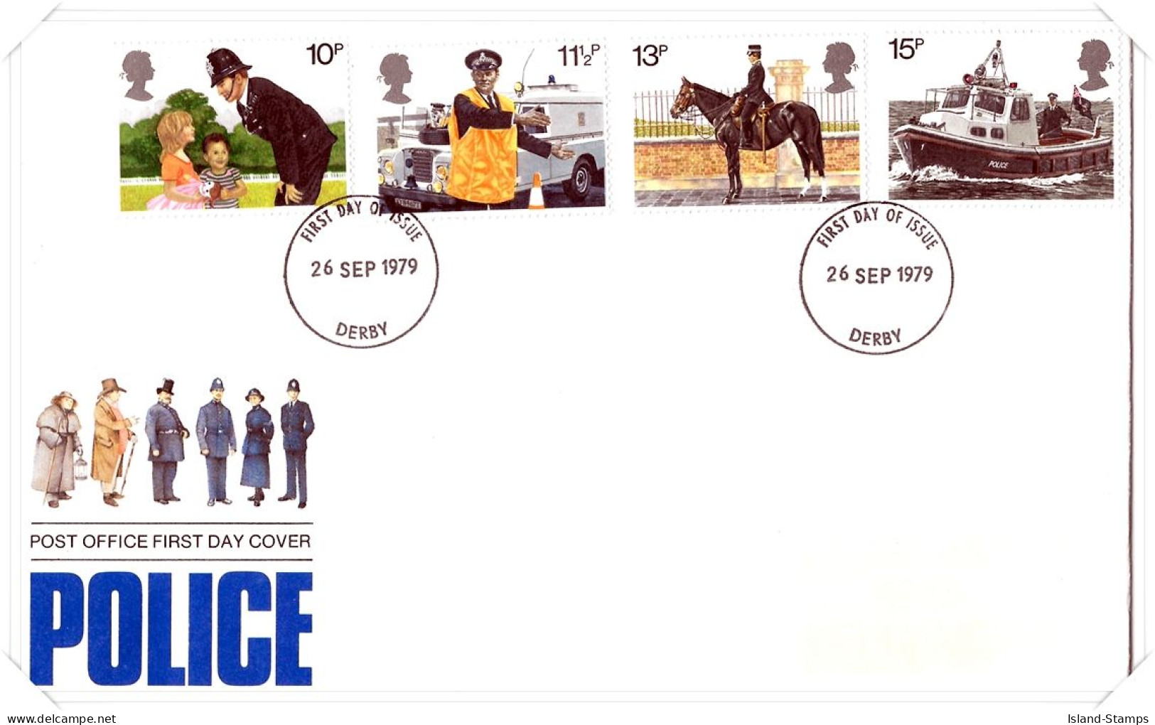 1979 Police Unaddressed FDC Tt - 1971-1980 Em. Décimales
