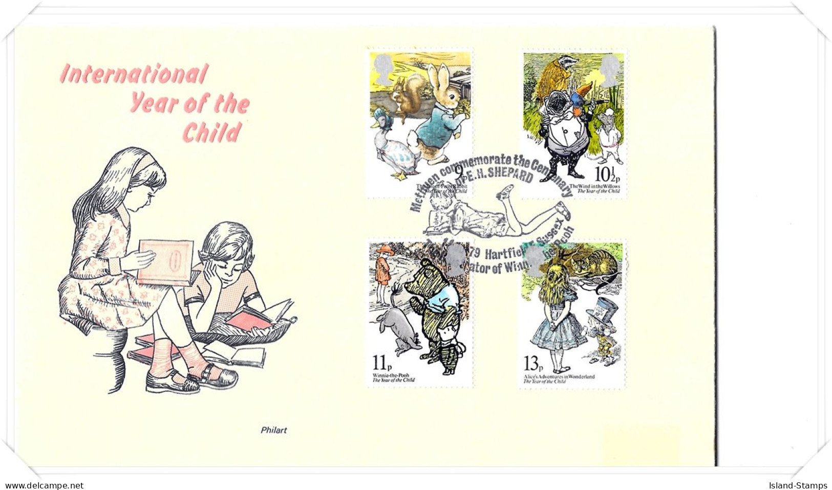1979 Year Of The Child (2) Unaddressed FDC Tt - 1971-1980 Decimal Issues