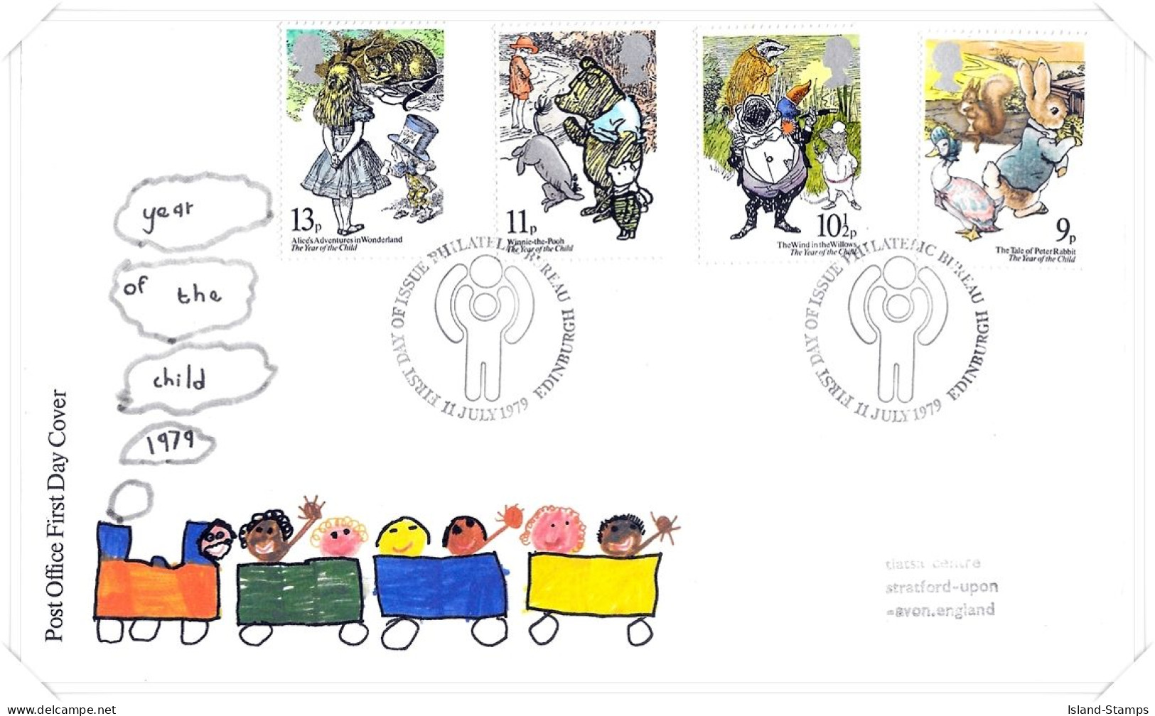 1979 Year Of The Child (Unaddressed FDC Tt - 1971-1980 Em. Décimales
