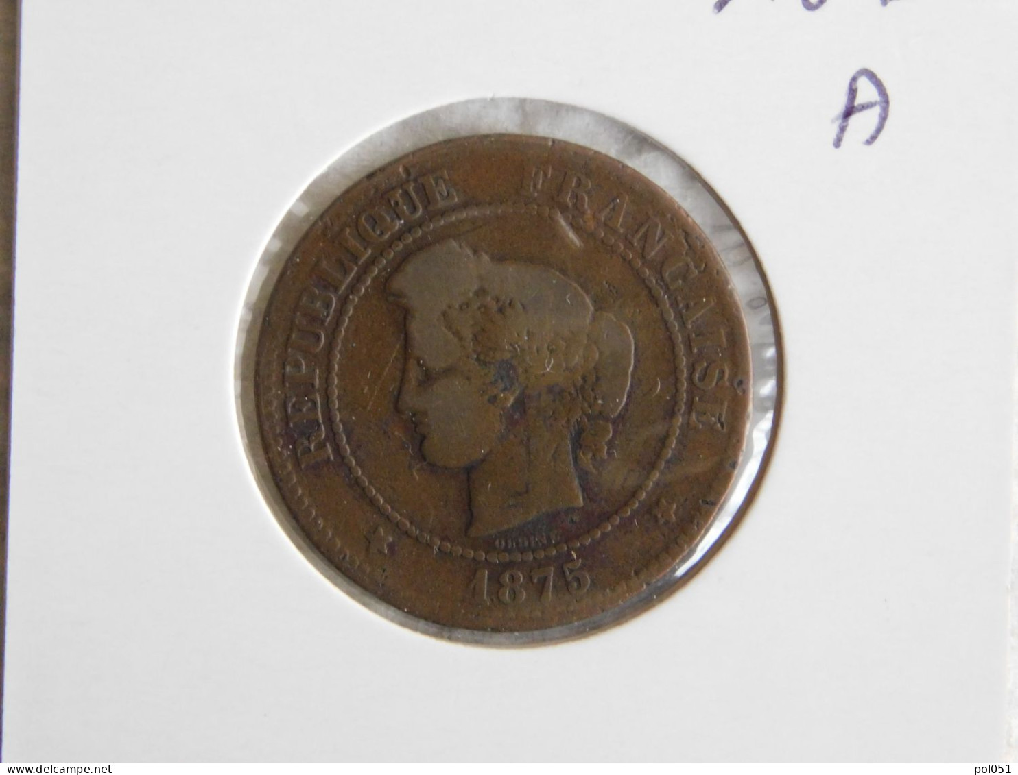 France 5 Centimes 1875 A (133) - 5 Centimes