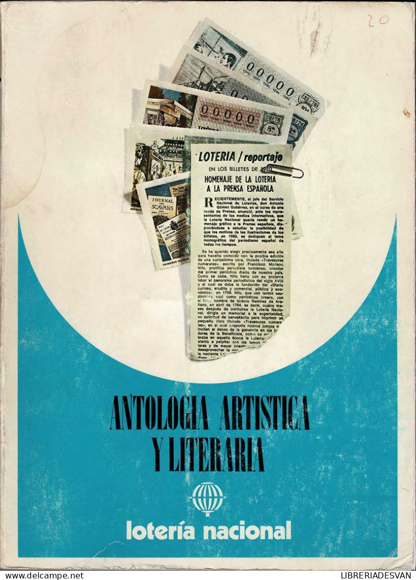 Antología Artística Y Literaria De La Lotería Nacional (1958-1977) - José Altabella (ed.) - Geschiedenis & Kunst