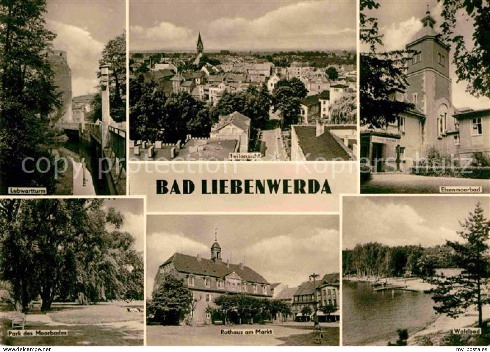 72648623 Bad Liebenwerda Eisenmoorbad Rathaus Markt Lubwartturm  Bad Liebenwerda - Bad Liebenwerda