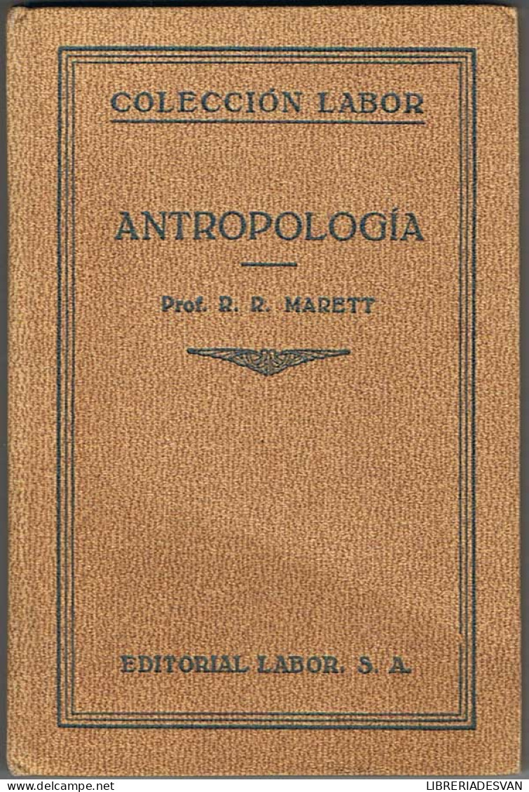 Antropología - R. R. Marett - History & Arts