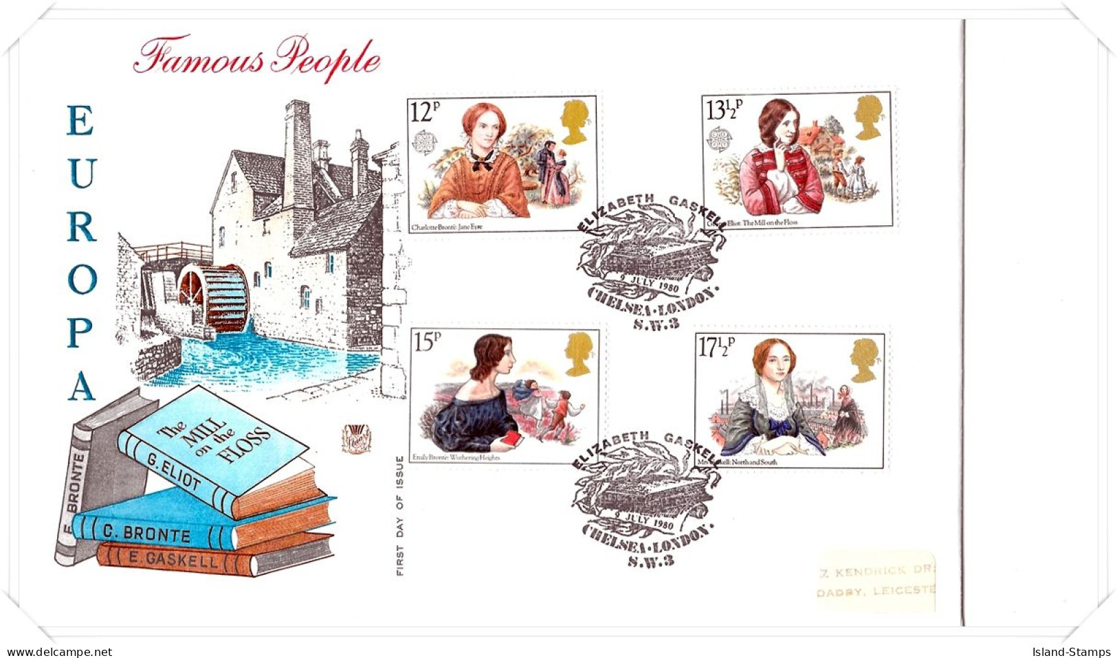 1980 Authoresses Unaddressed FDC 2 Tt - 1971-1980 Em. Décimales