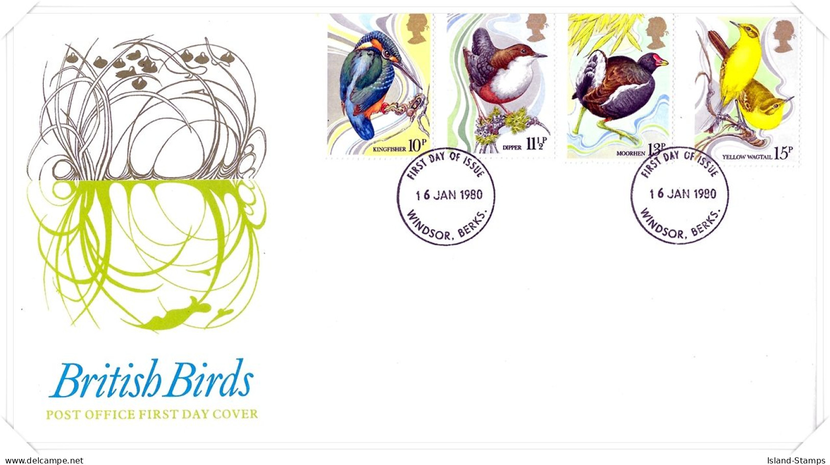 1980 Birds Unaddressed FDC Tt - 1971-80 Ediciones Decimal