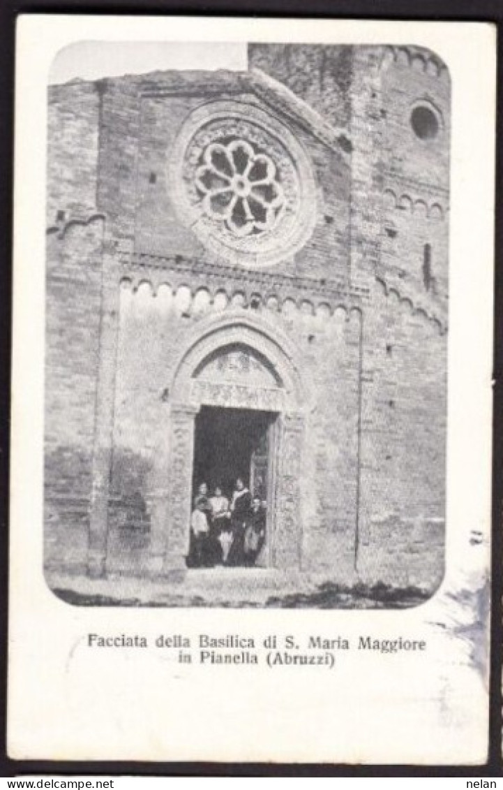 FACCIATA DELLA BASILICA DI S. MARIA MAGGIORE IN PIANELLA - Pescara