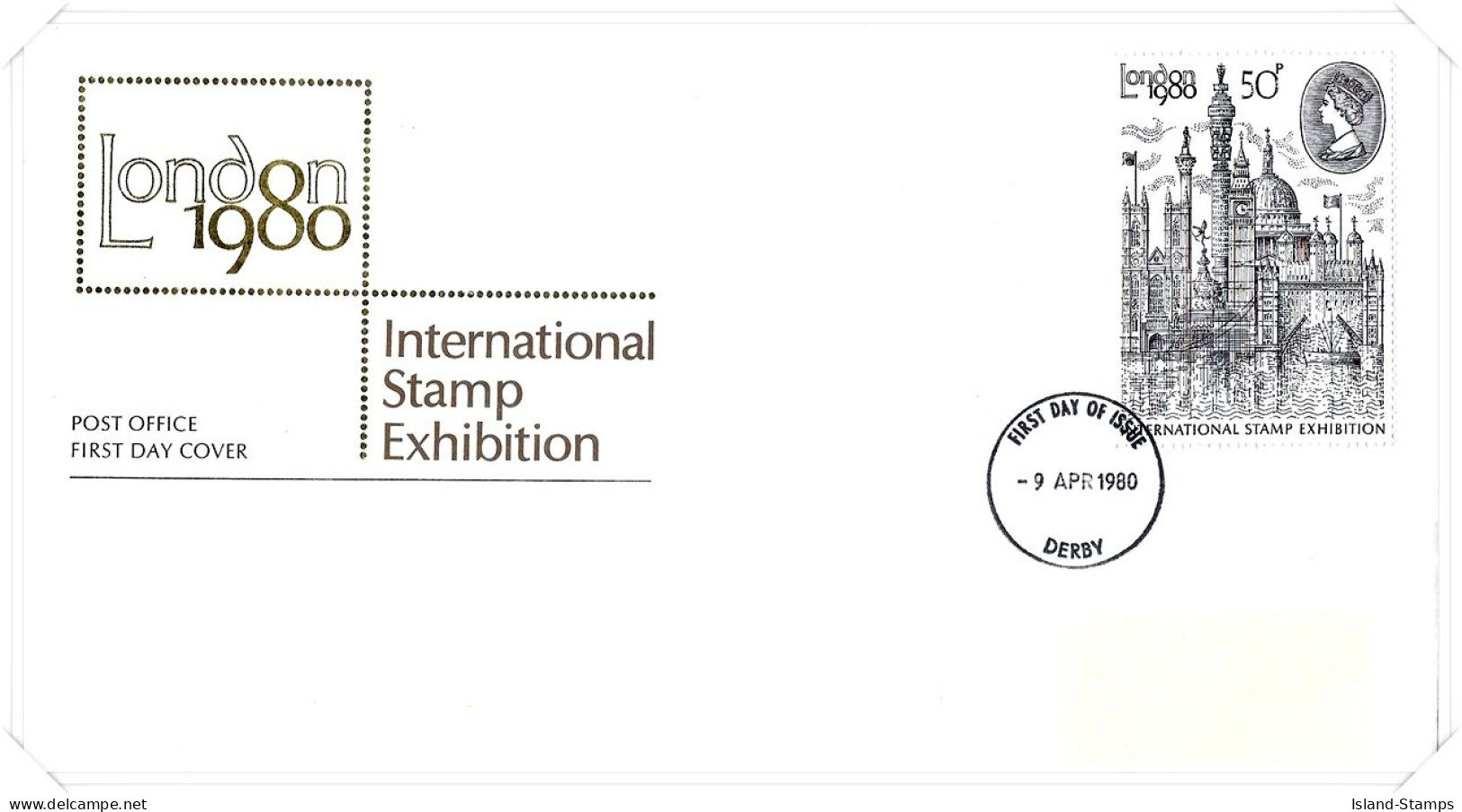 1980 London Expo (2) Unaddressed FDC Tt - 1971-1980 Decimale  Uitgaven