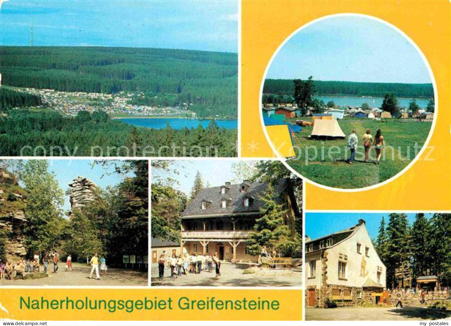 72647451 Greifensteine Erzgebirge Greifenbachstauweiher Zeltplatz Greifensteine  - Ehrenfriedersdorf