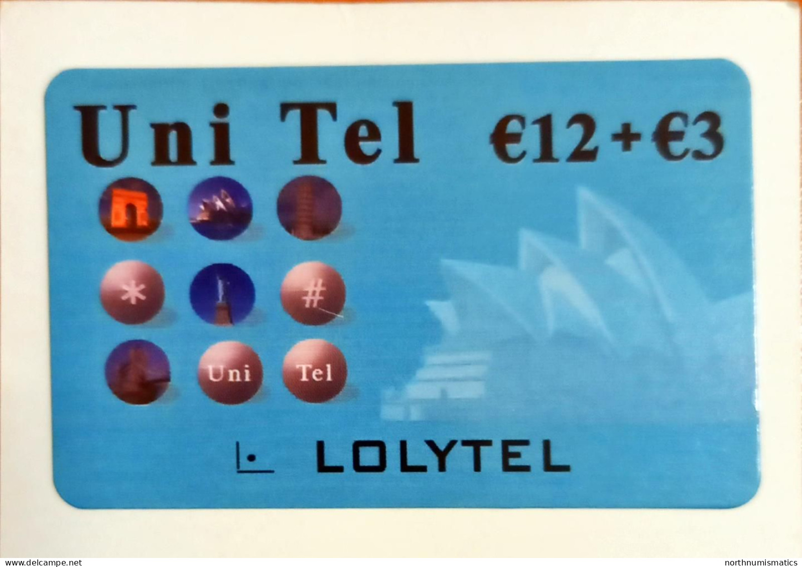 Lolytel Sample Prepaid Phone Card - Lots - Collections