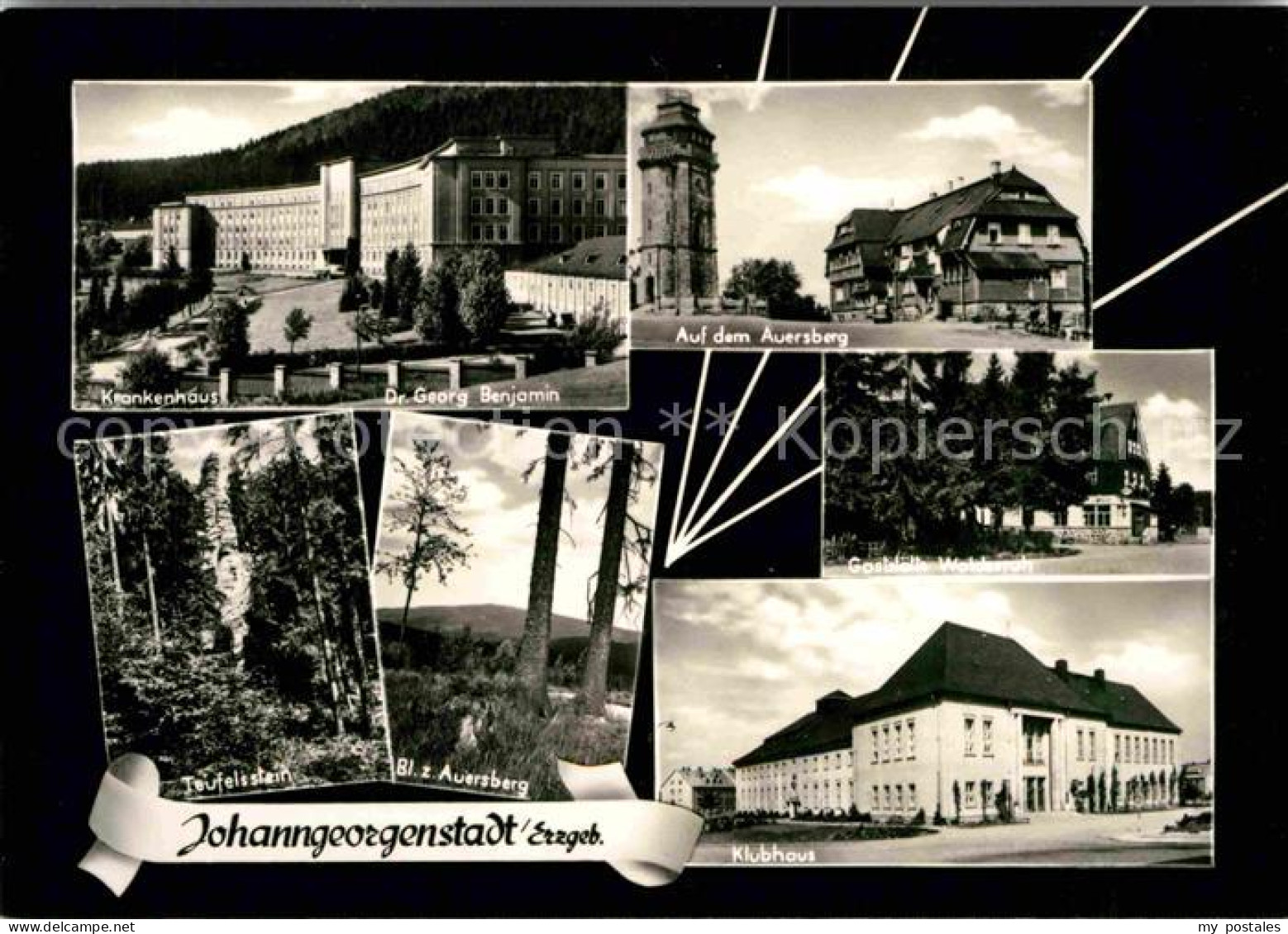 72647341 Johanngeorgenstadt Teufelsstein Klubhaus Krankenhaus Dr. Georg Benjamin - Johanngeorgenstadt