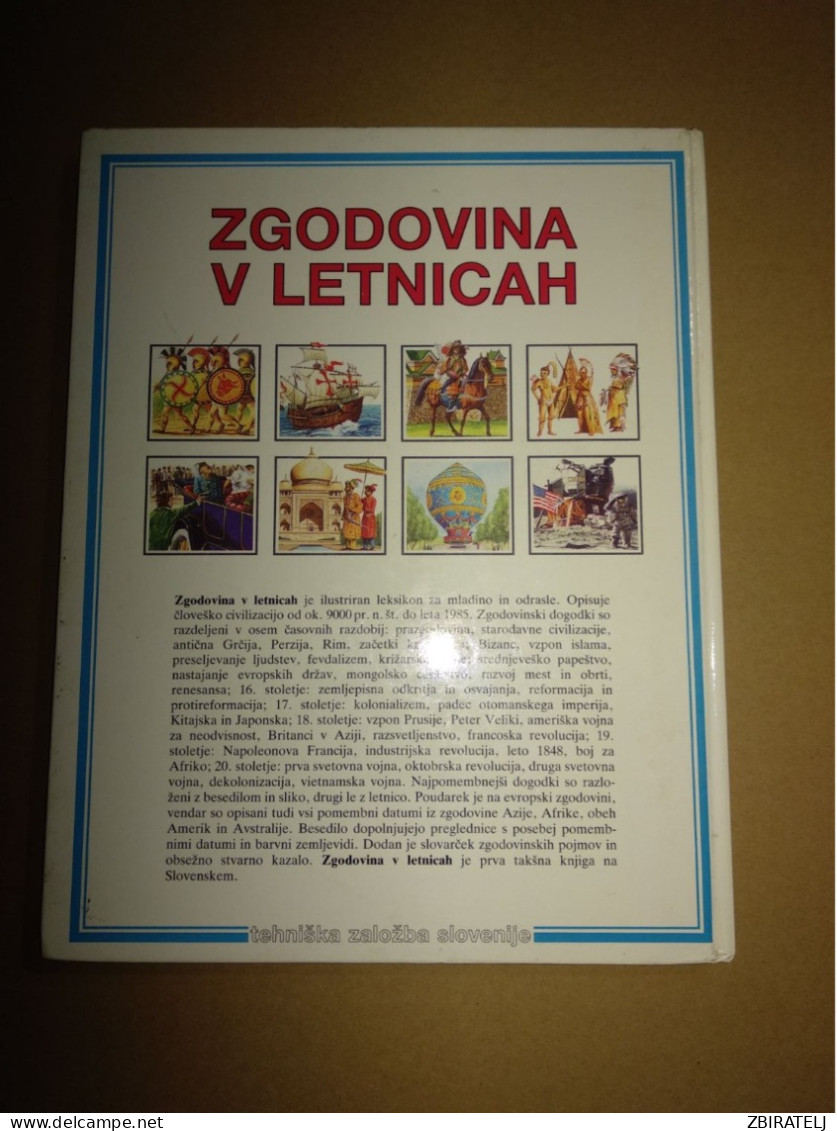 Slovenščina Knjiga: Otroška ZGODOVINA V LETNICAH - Langues Slaves