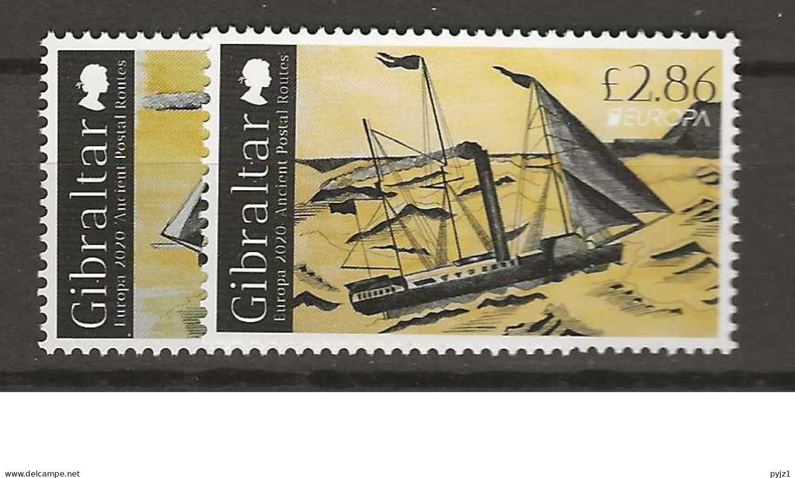 2020 MNH Gibraltar Mi 1963-64 Postfris** - Gibraltar