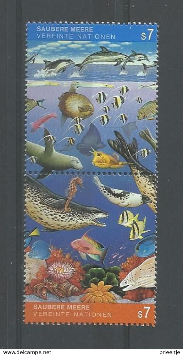 United Nations V. 1992 Clean Oceans Pair  Y.T. 139/140 ** - Nuovi