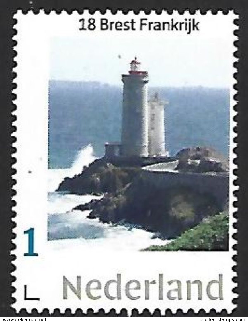 Nederland   2016-18  Vuurtoren   Brest, Frankrijk   Lighthouse, Pharos, Leuchturm   Postfris/mnh/neuf - Nuovi