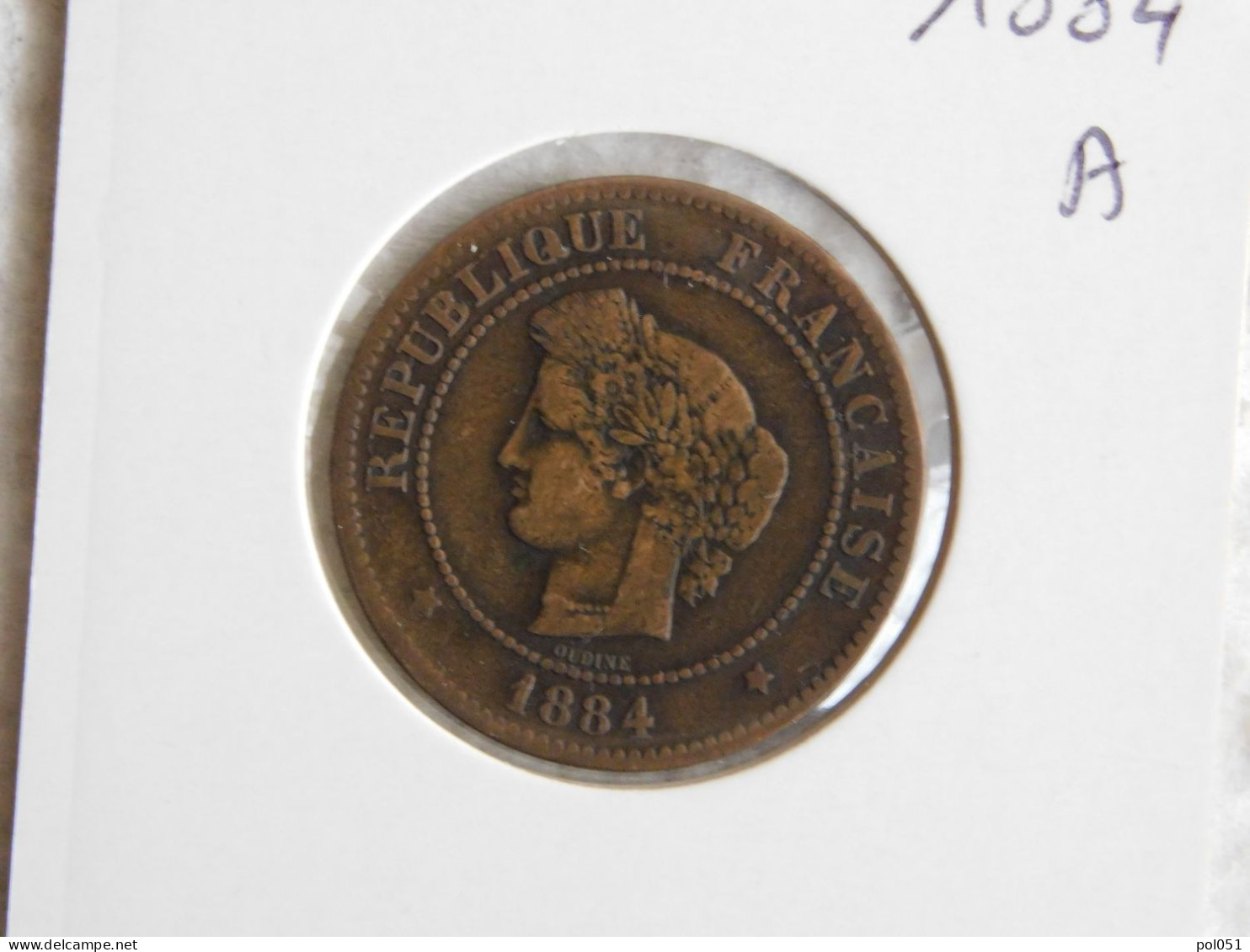 France 5 Centimes 1884 A (141) - 5 Centimes