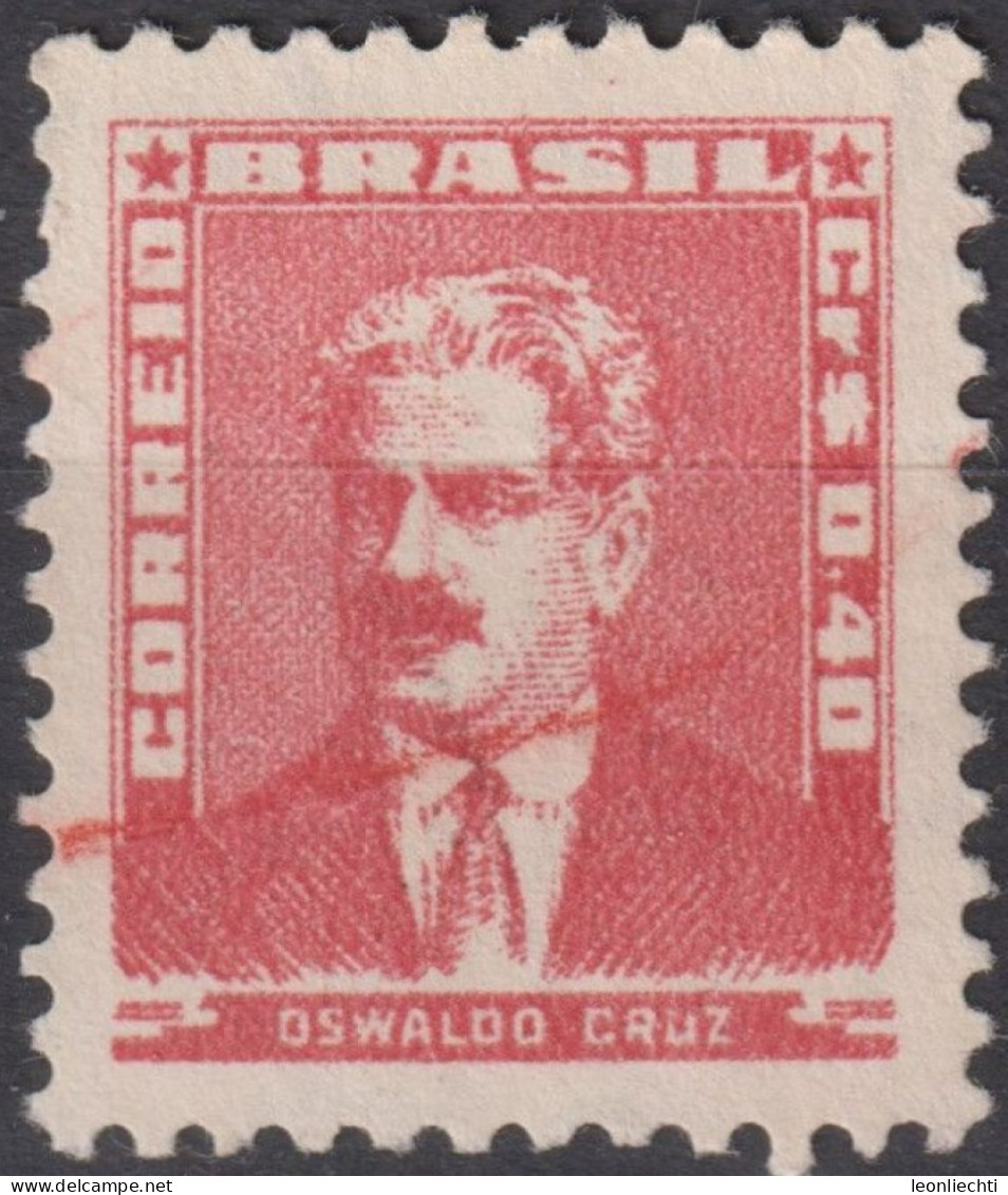 1954 Brasilien ° Mi:BR 851XI, Sn:BR 791, Yt:BR 580, Oswaldo Cruz - Used Stamps