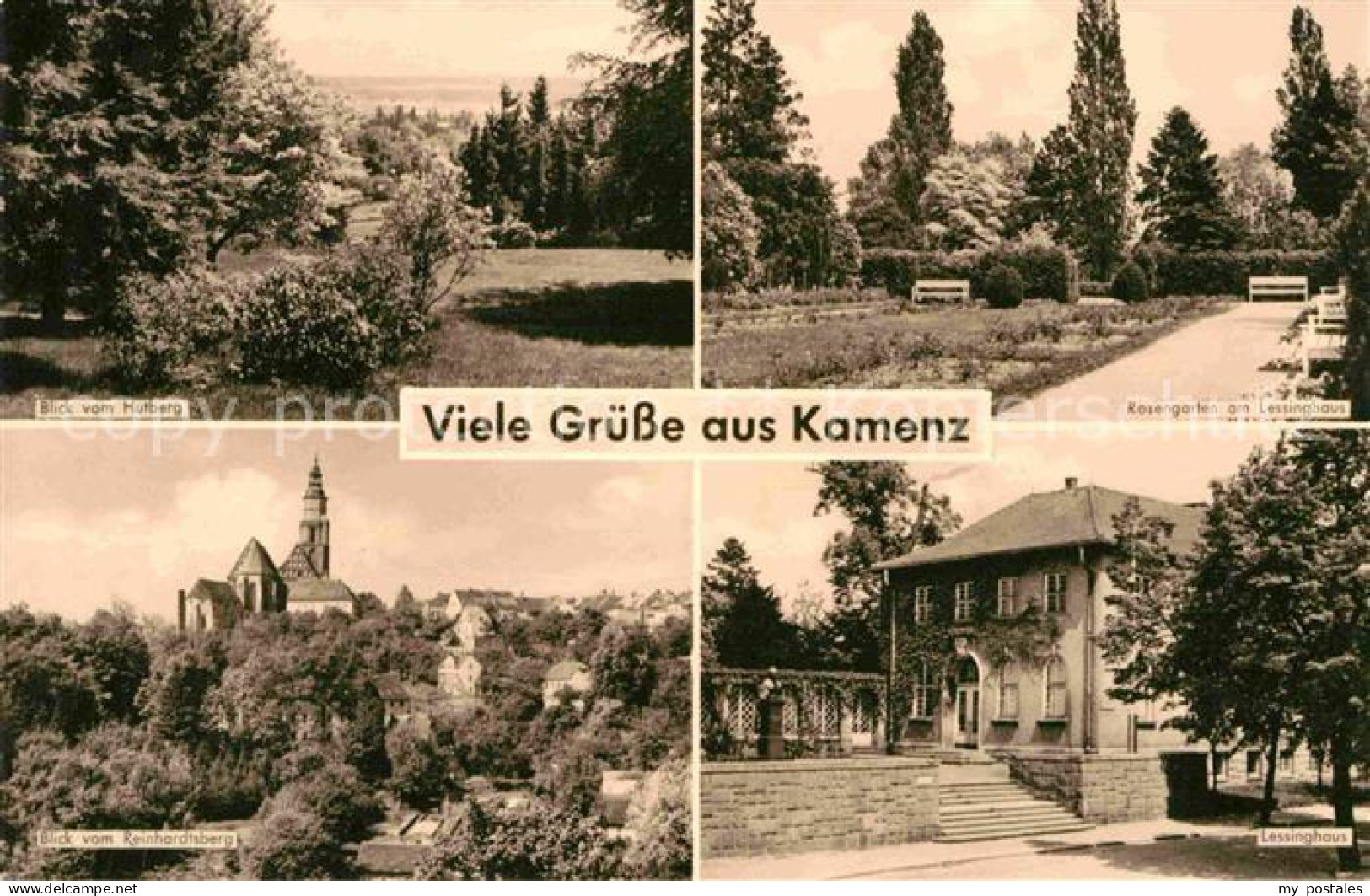 72645230 Kamenz Sachsen Hutbergblick Rosengarten Am Lessinghaus Reinhardsberg Le - Kamenz