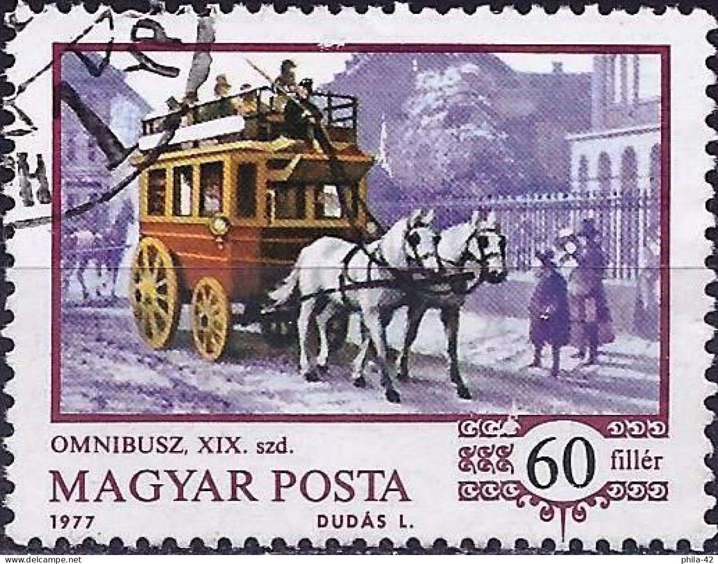 Hungary 1977 - Mi 3179 - YT 2544 ( Stagecoach ) - Diligences