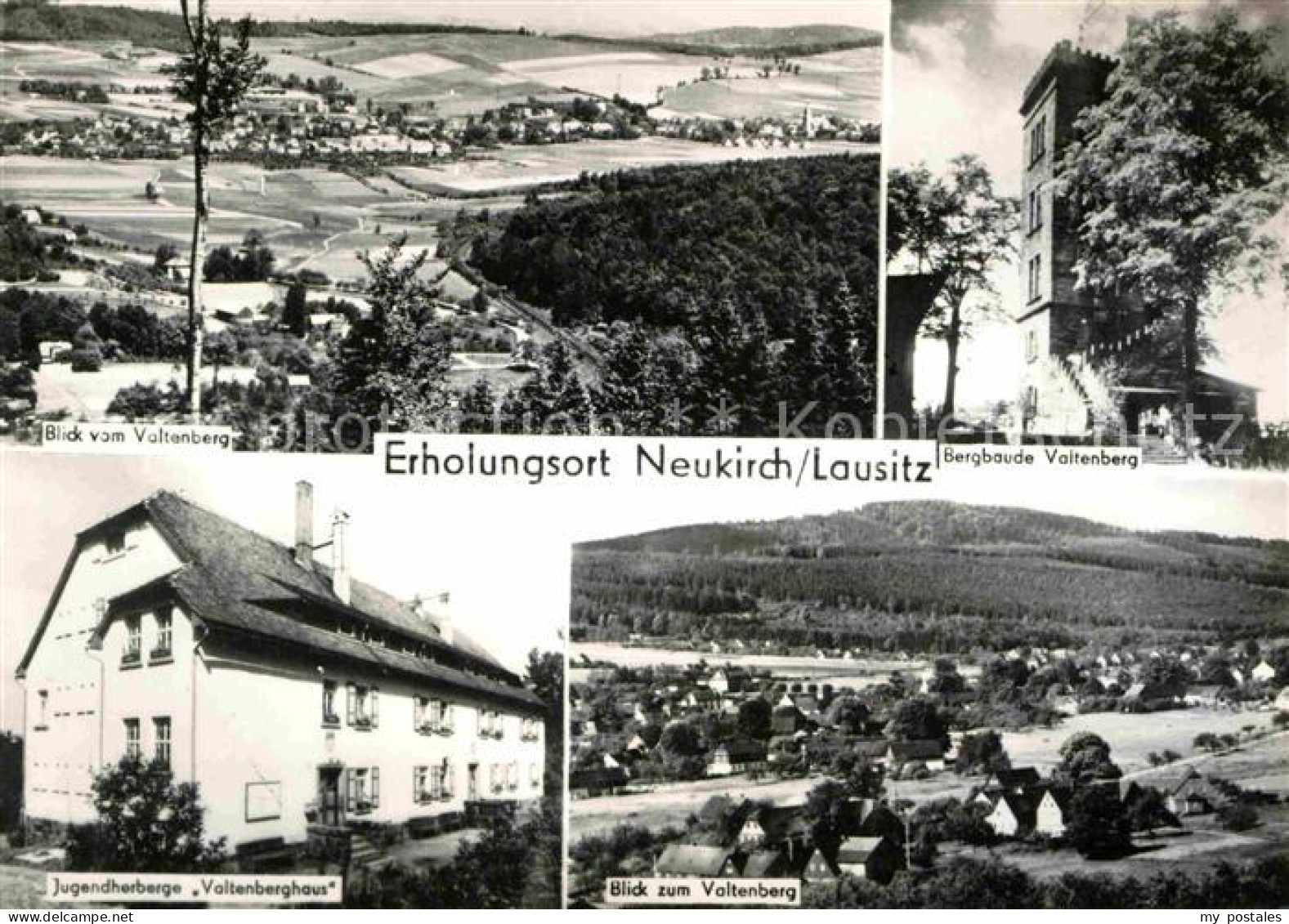72643944 Neukirch Lausitz Panorama Blick Vom Valtenberg Bergbaude Jugendherberge - Neukirch (Lausitz)