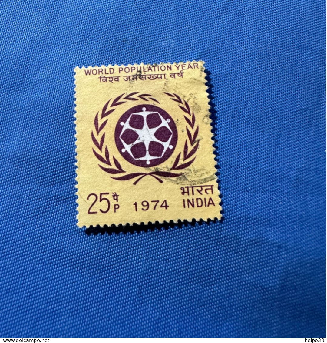 India 1974 Michel 598 Weltbevölkerungsjahr - Usati