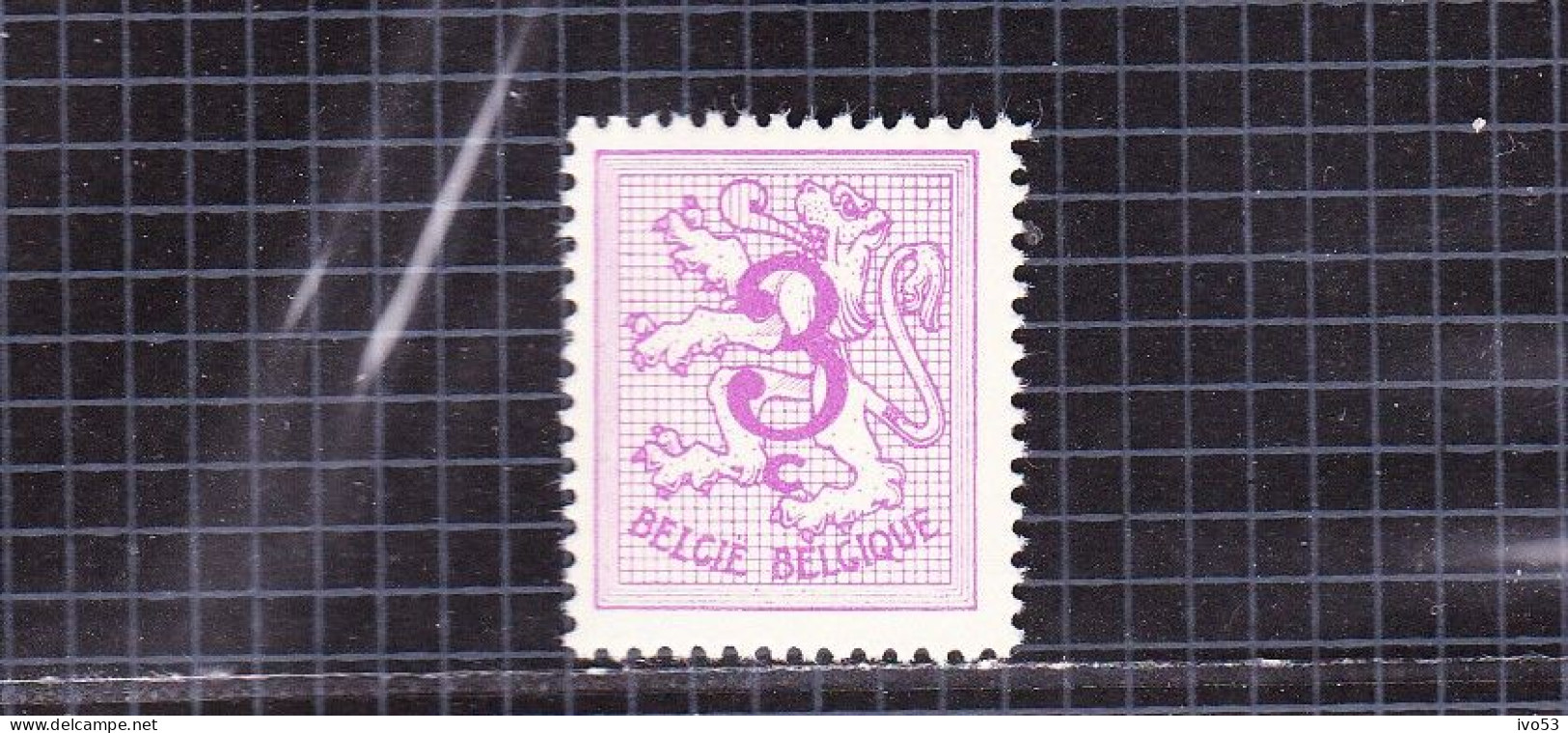 1957 Nr 1026B** Zonder Scharnier.Cijfer Op Heraldieke Leeuw. - 1951-1975 Heraldieke Leeuw