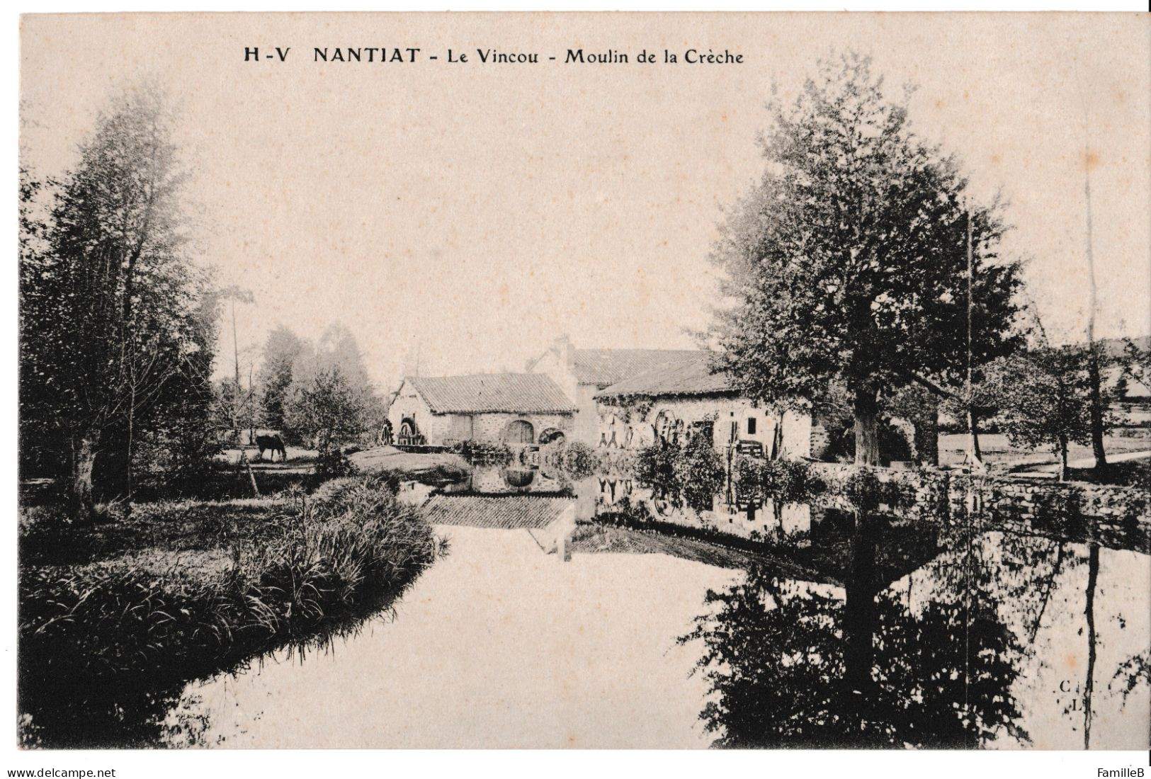 H-V - Nantiat - Le Vincou - Moulin De La Crêche - Nantiat