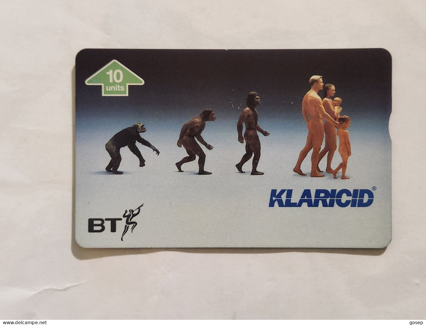 United Kingdom-(btm-031)-KLARICID-(41)(10units)(SAMPLE CARD)-price Cataloge MINT-30.00£+1card Prepiad Free - BT Medizinische