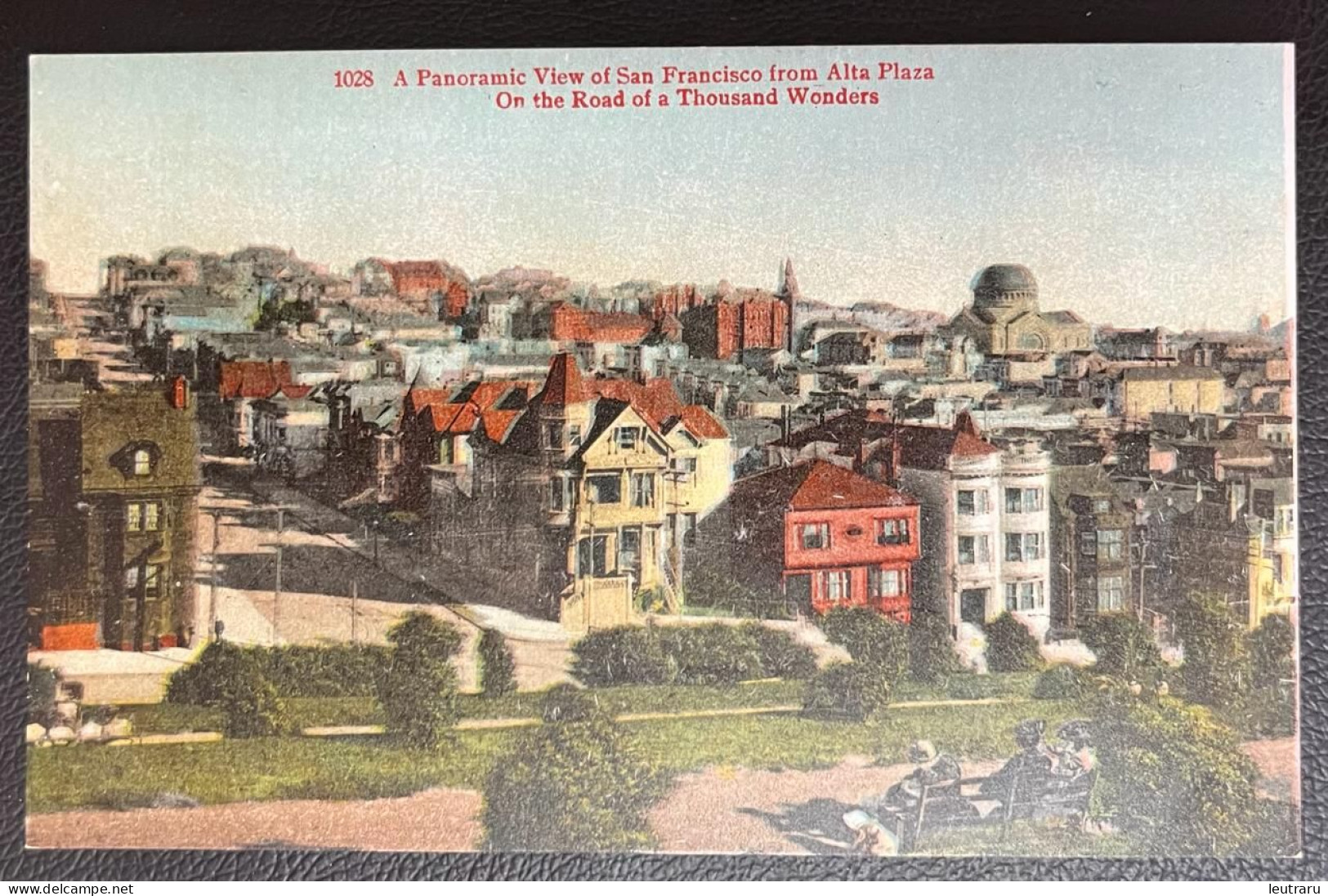 United States California San Francisco Panoramic View From Alta Plaza Postcard Circa 1910s - Oakland