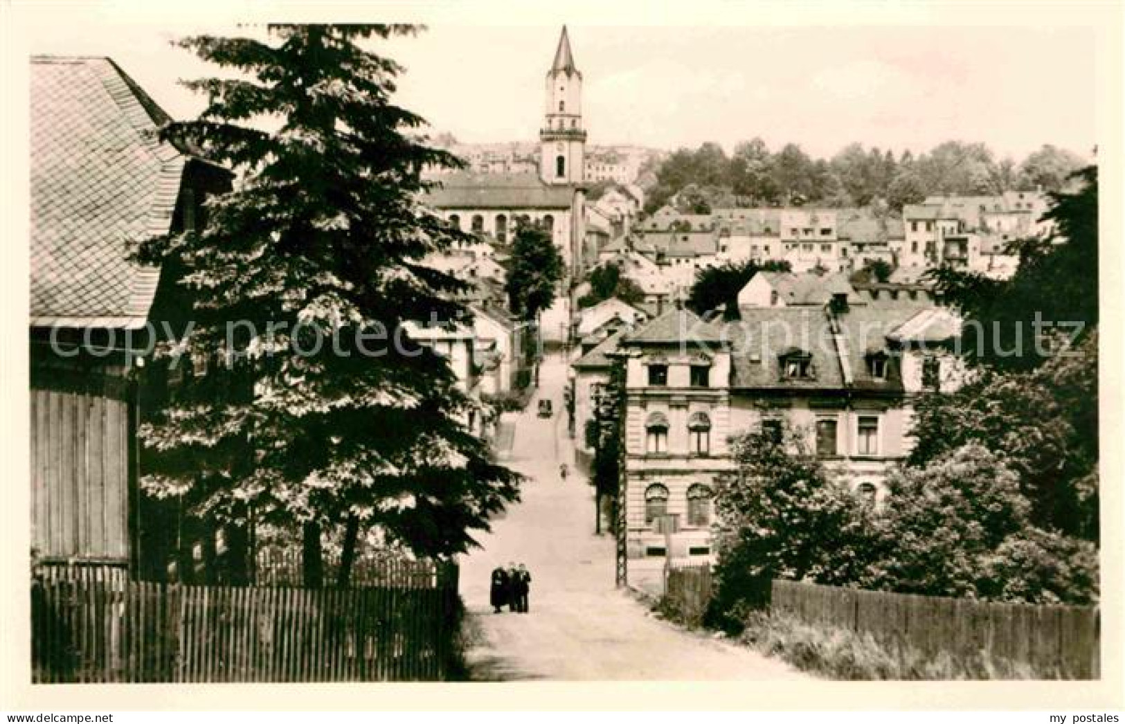 72642756 Markneukirchen Blick Vom Kirchsteig Zur Nikolaikirche Markneukirchen - Markneukirchen