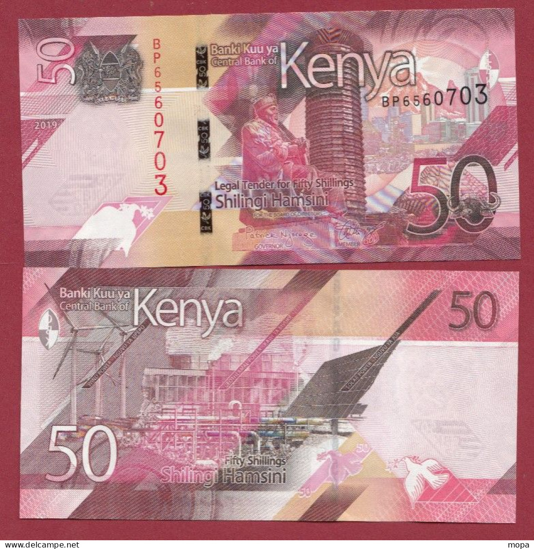 Kenya -50 Shillings 2019 ---UNC---(121) - Kenya