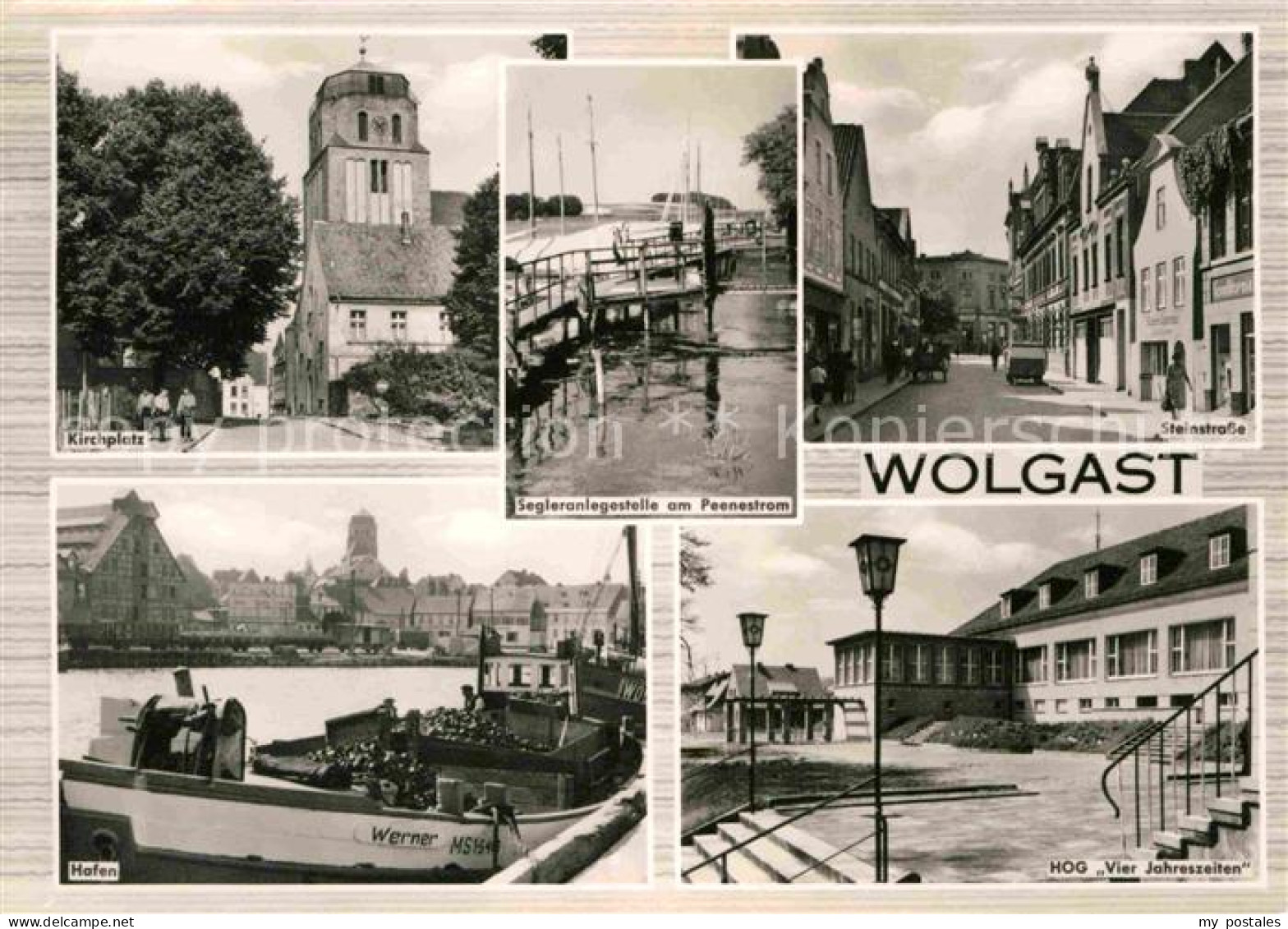 72642642 Wolgast Mecklenburg-Vorpommern Kirchplatz Segleranlegestelle Am Peenest - Wolgast