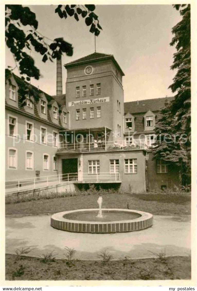 72641705 Wilsnack Bad Puschkin Kurhaus Brunnen Wilsnack Bad - Bad Wilsnack