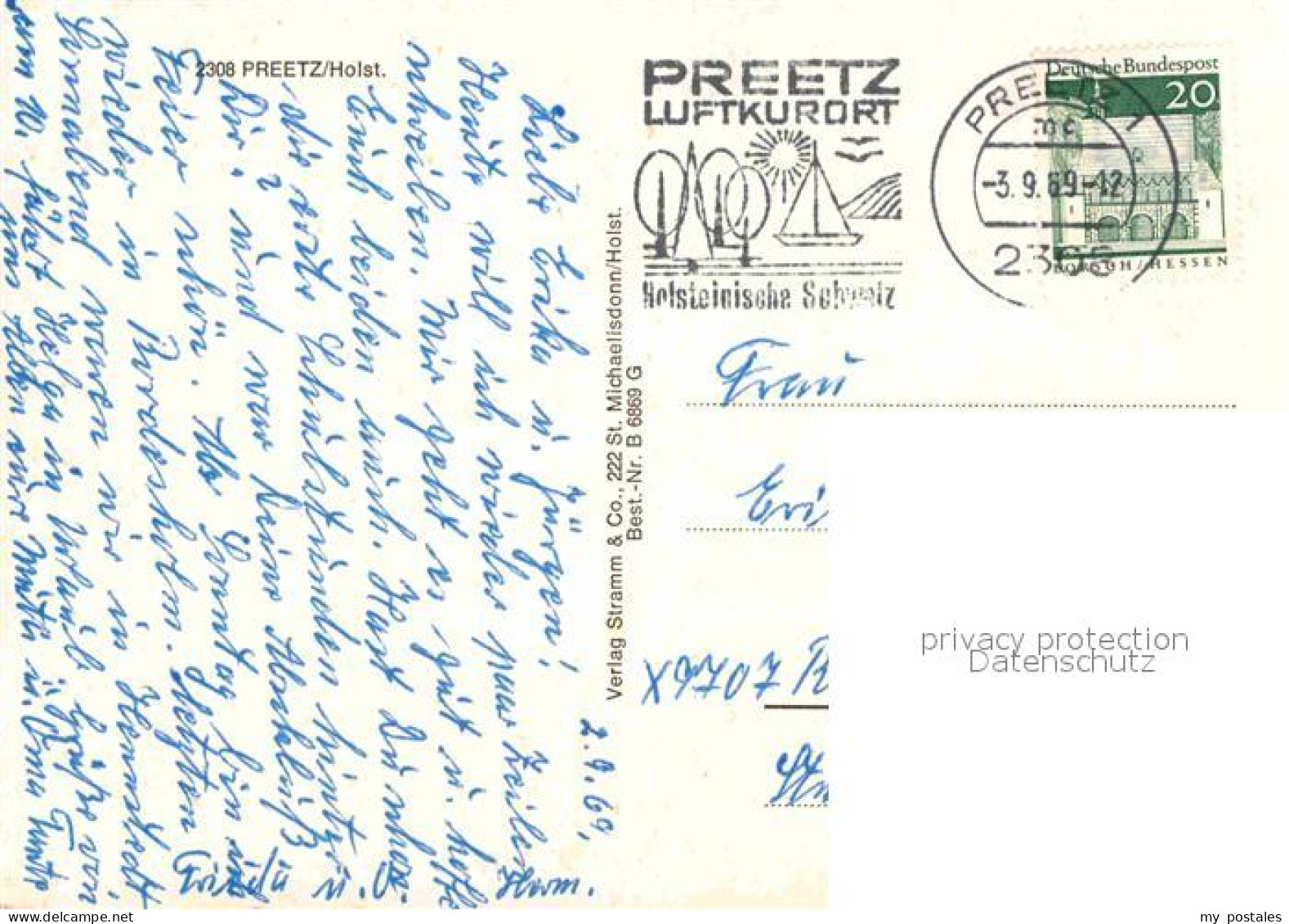 72641434 Preetz Innenstadt Bruecke Wohnhaus Kanal Luftkurort Preetz - Preetz