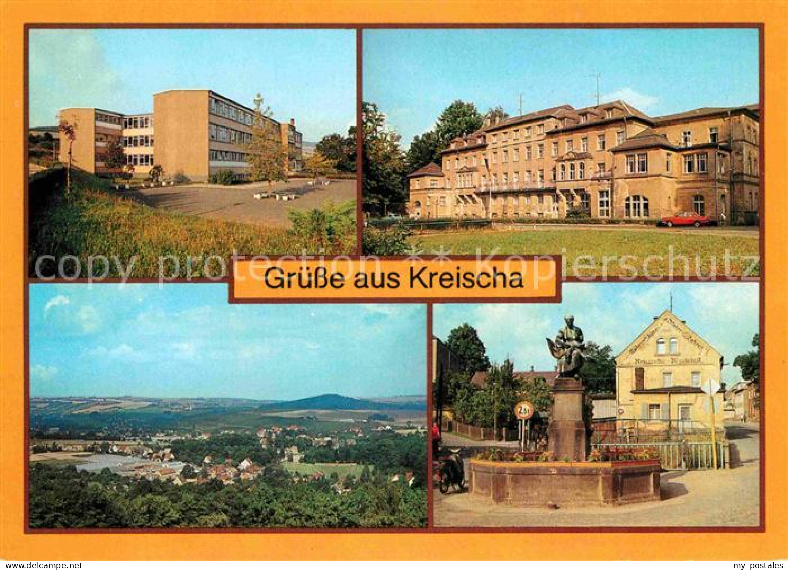 72641324 Kreischa Polytechnische Oberschule Krankenhaus Uebersicht Gaenselieselb - Kreischa