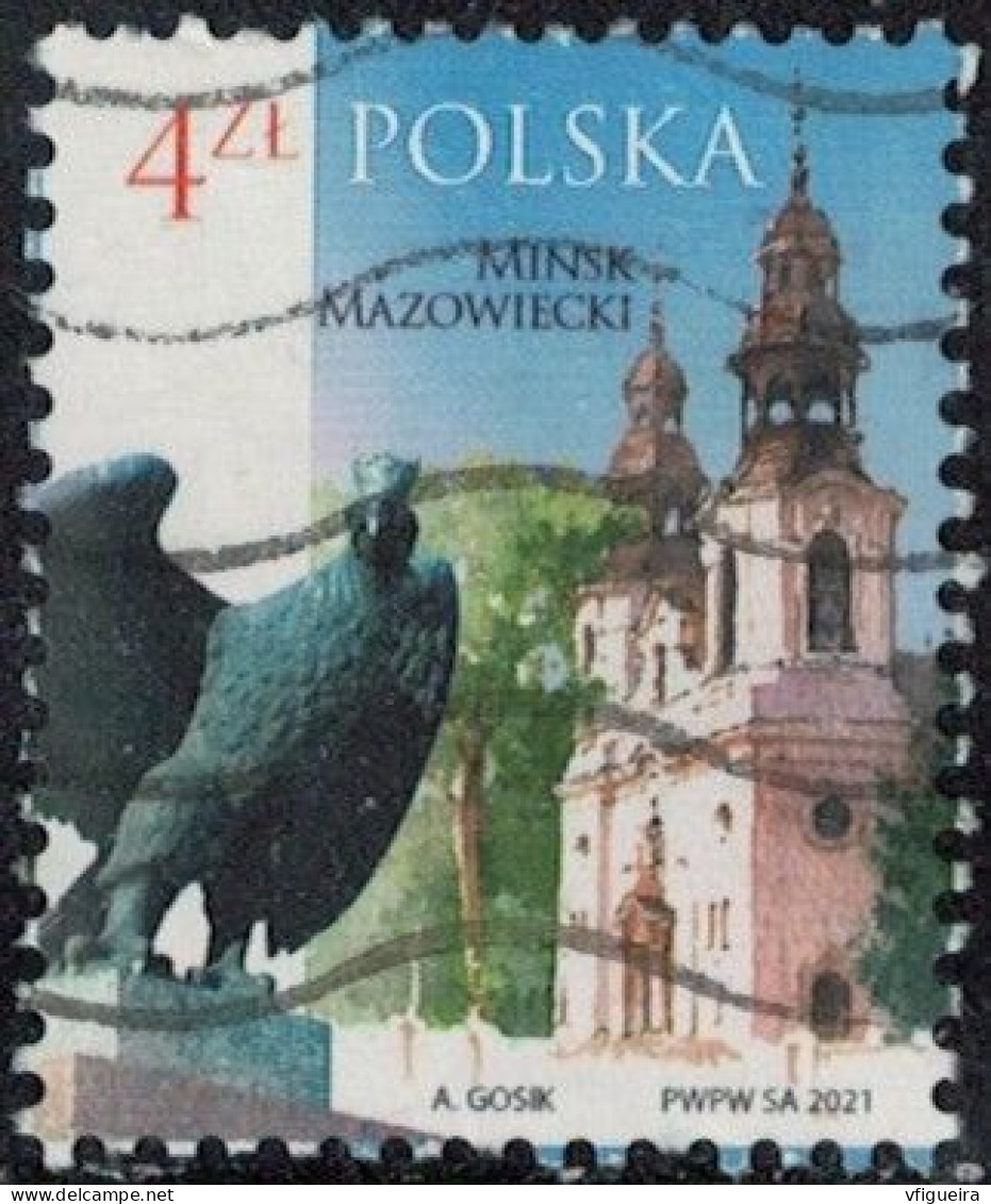 Pologne 2021 Oblitéré Used Ville De Minsk Mazowiecki Y&T PL 4863 SU - Used Stamps