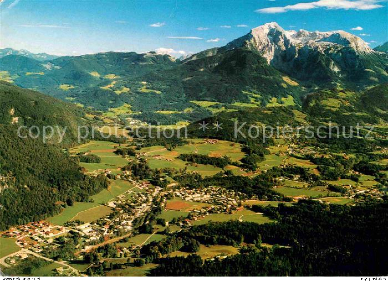 72641305 Bischofswiesen Mit Rossfeld Kehlstein Goell Und Brett Berchtesgadener A - Bischofswiesen