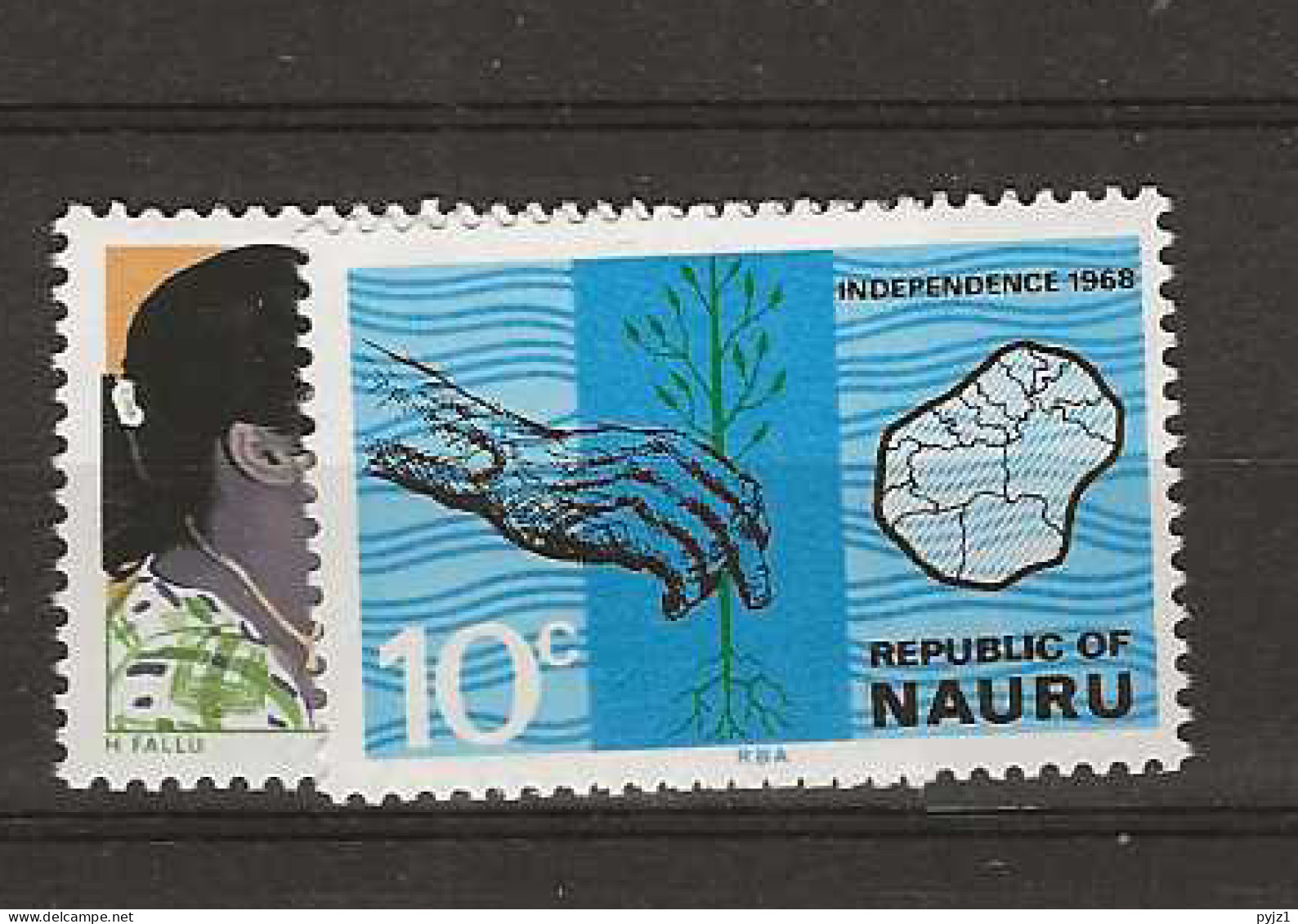 1968 MNH Nauru Mi 83-84 Postfris** - Nauru