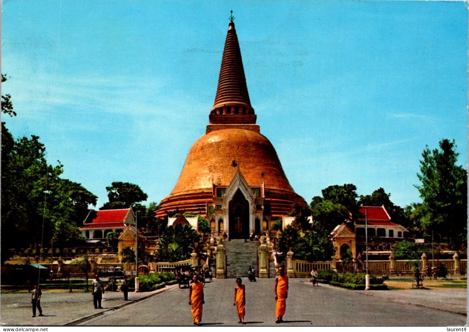 29-2-2024 (1 Y 31) Thailand (posted To France 1970's) - Phra Pathon Temple - Boeddhisme