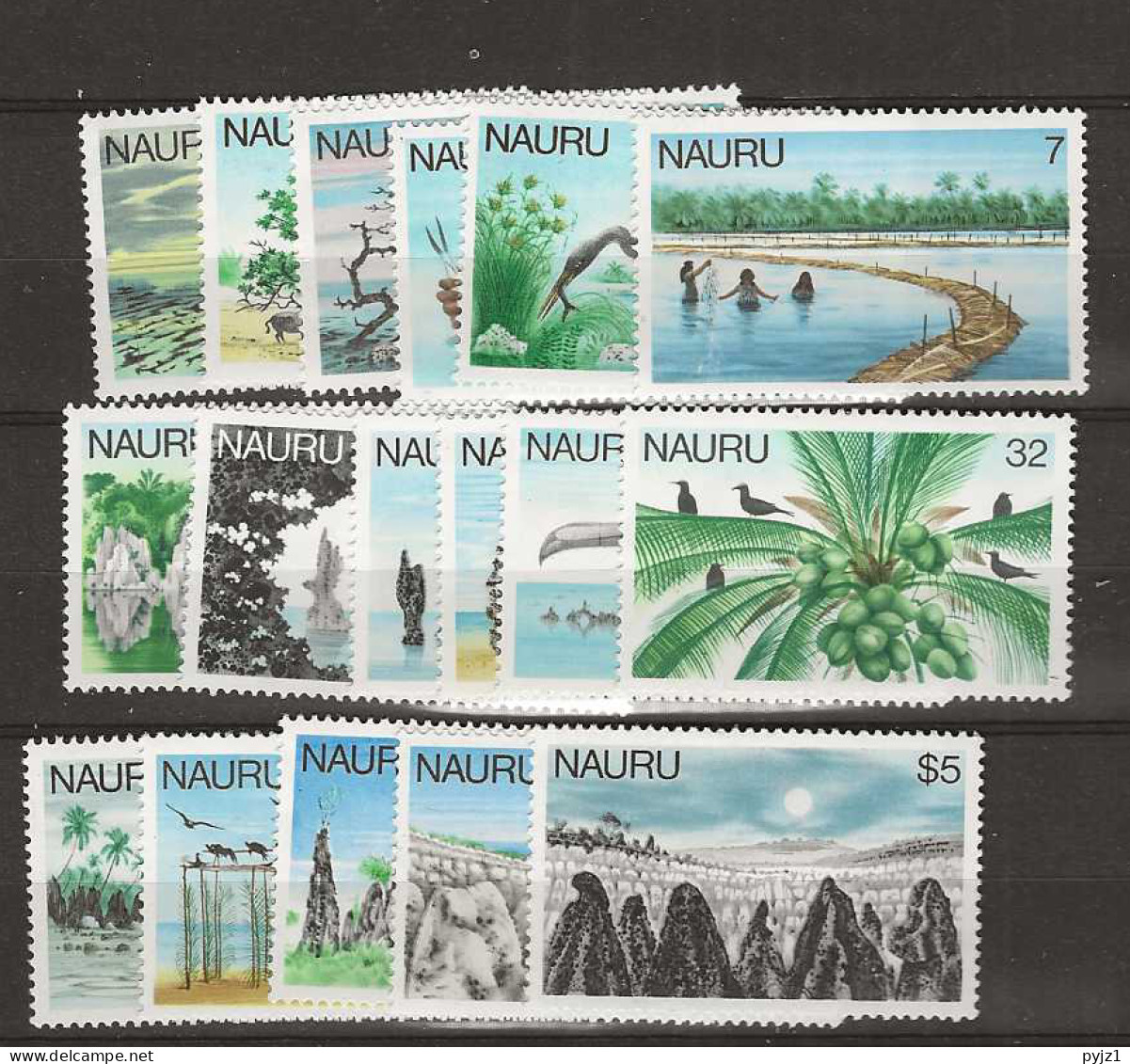 1978 MNH Nauru Mi 162-78 Postfris** - Nauru