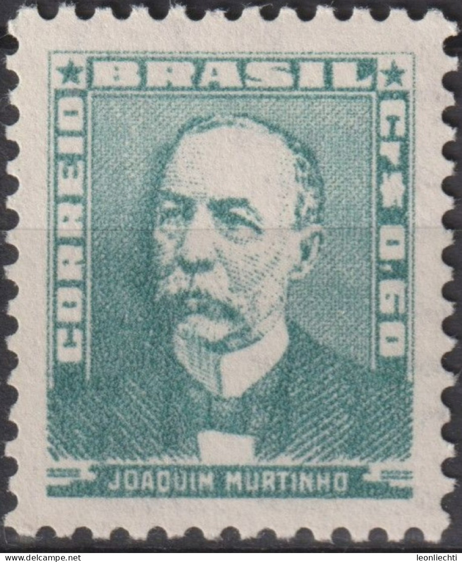 1954 Brasilien *F Mi:BR 853XI, Sn:BR 793, Yt:BR 582, Joaquim Murtinho - Neufs