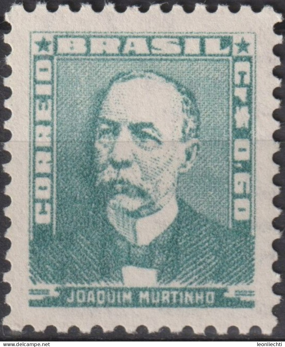 1954 Brasilien *F Mi:BR 853XI, Sn:BR 793, Yt:BR 582, Joaquim Murtinho - Ungebraucht