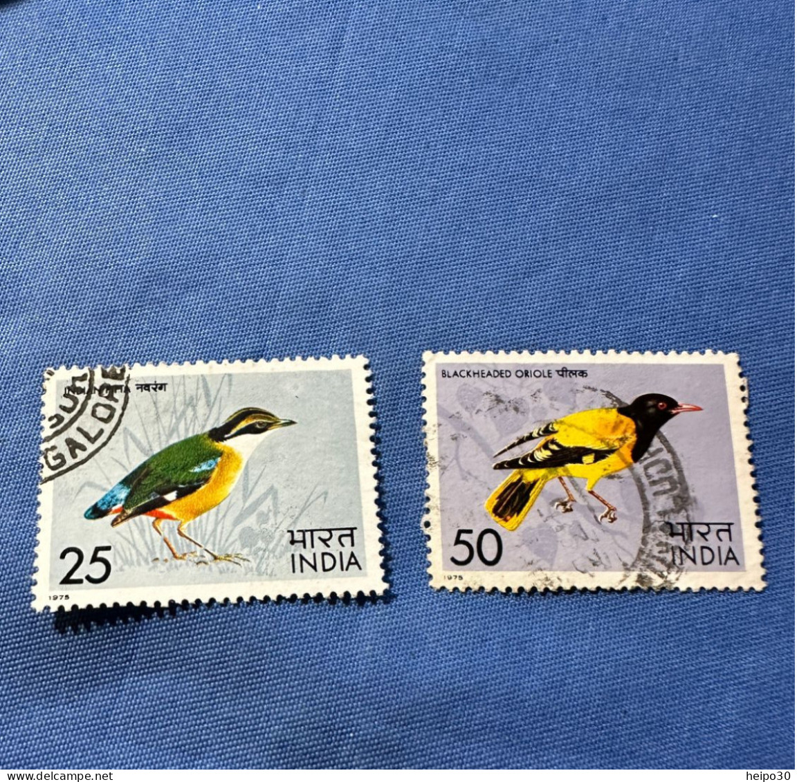 India 1975 Michel 625-26 Vögel - Used Stamps