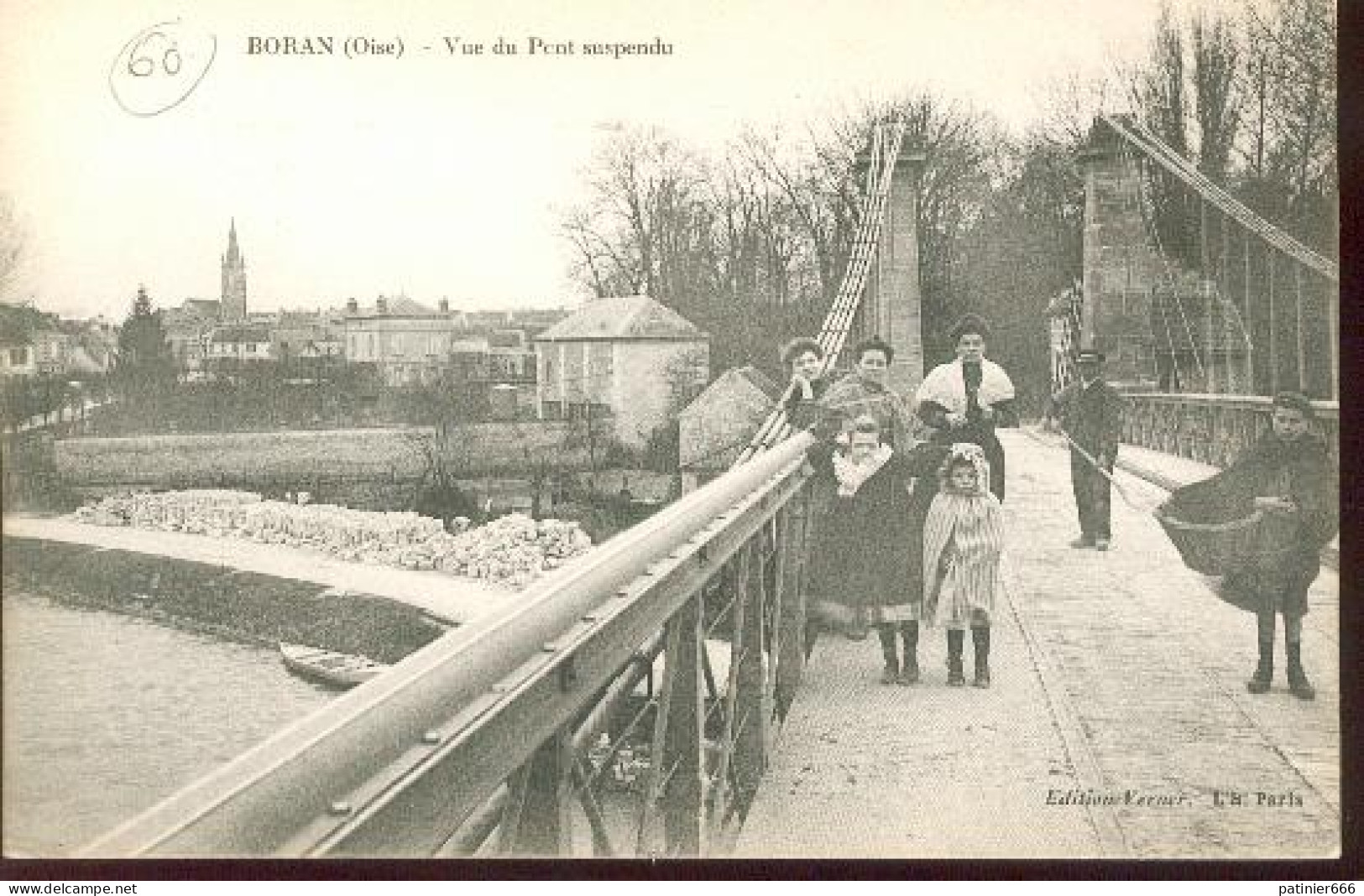 Boran Vue Du Pont Suspendu - Boran-sur-Oise