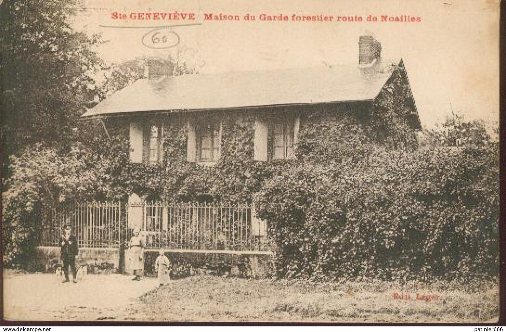 Sainte Genevieve Maison Du Garde Forestier Route De Noailles - Sainte-Geneviève