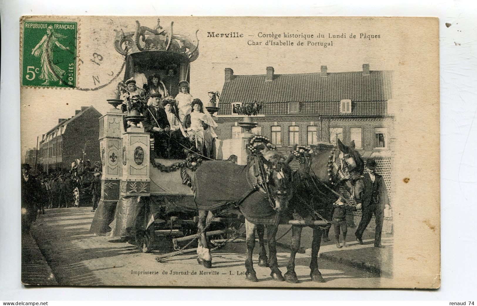 Merville Nord Cortège Historique Du Lundi De Pâques - Merville