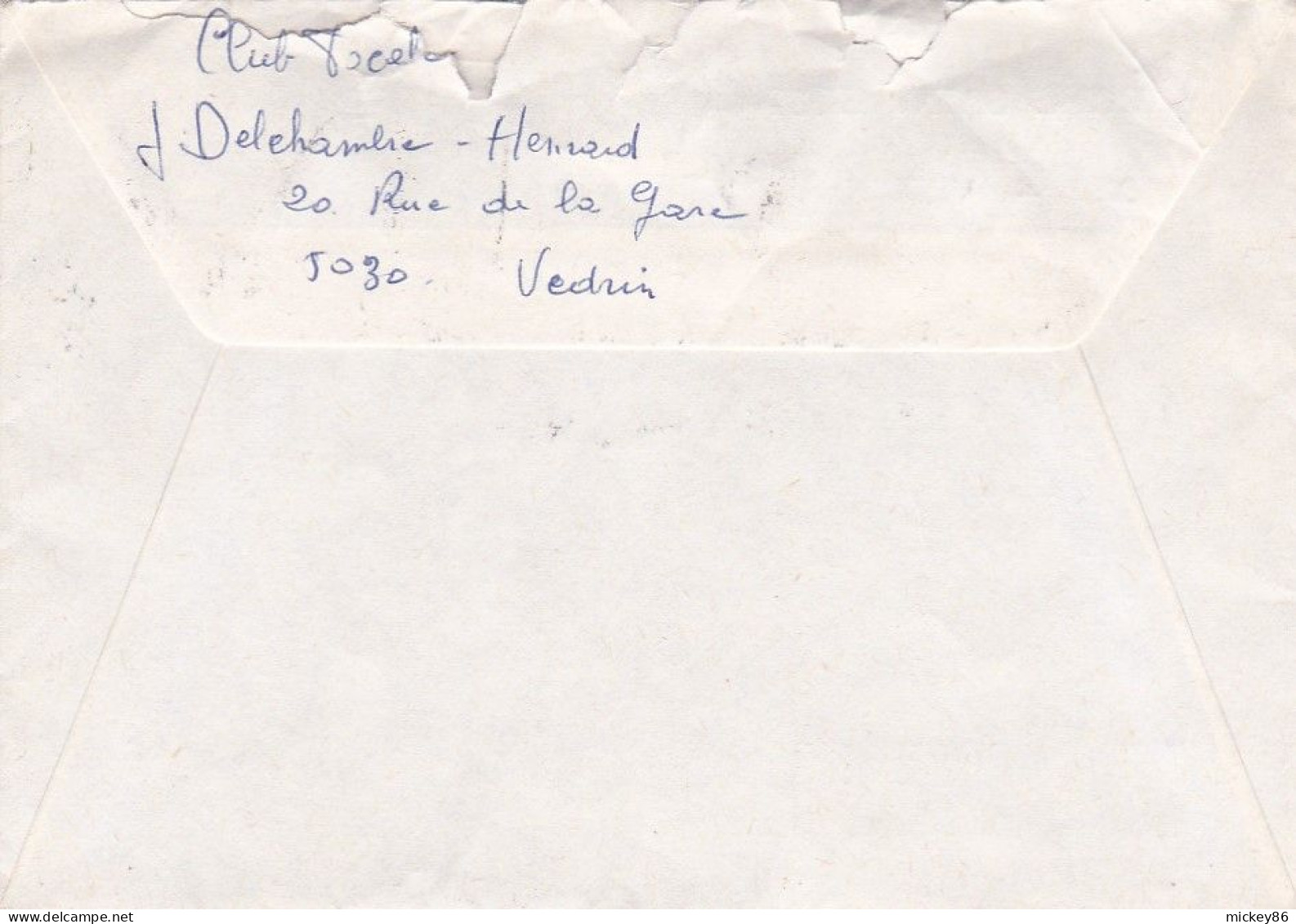 Belgique-1980--lettre VEDRIN  Pour BRUXELLES ..Composition De Timbres .....beaux Cachets  Marché Saint Eloi - Briefe U. Dokumente