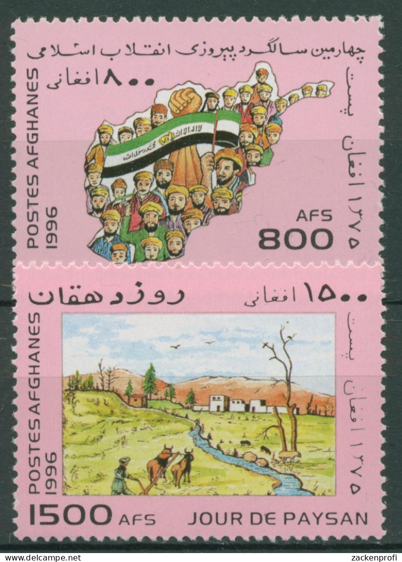 Afghanistan 1996 Jahrestage Ereignisse 1708/09 Postfrisch - Afghanistan