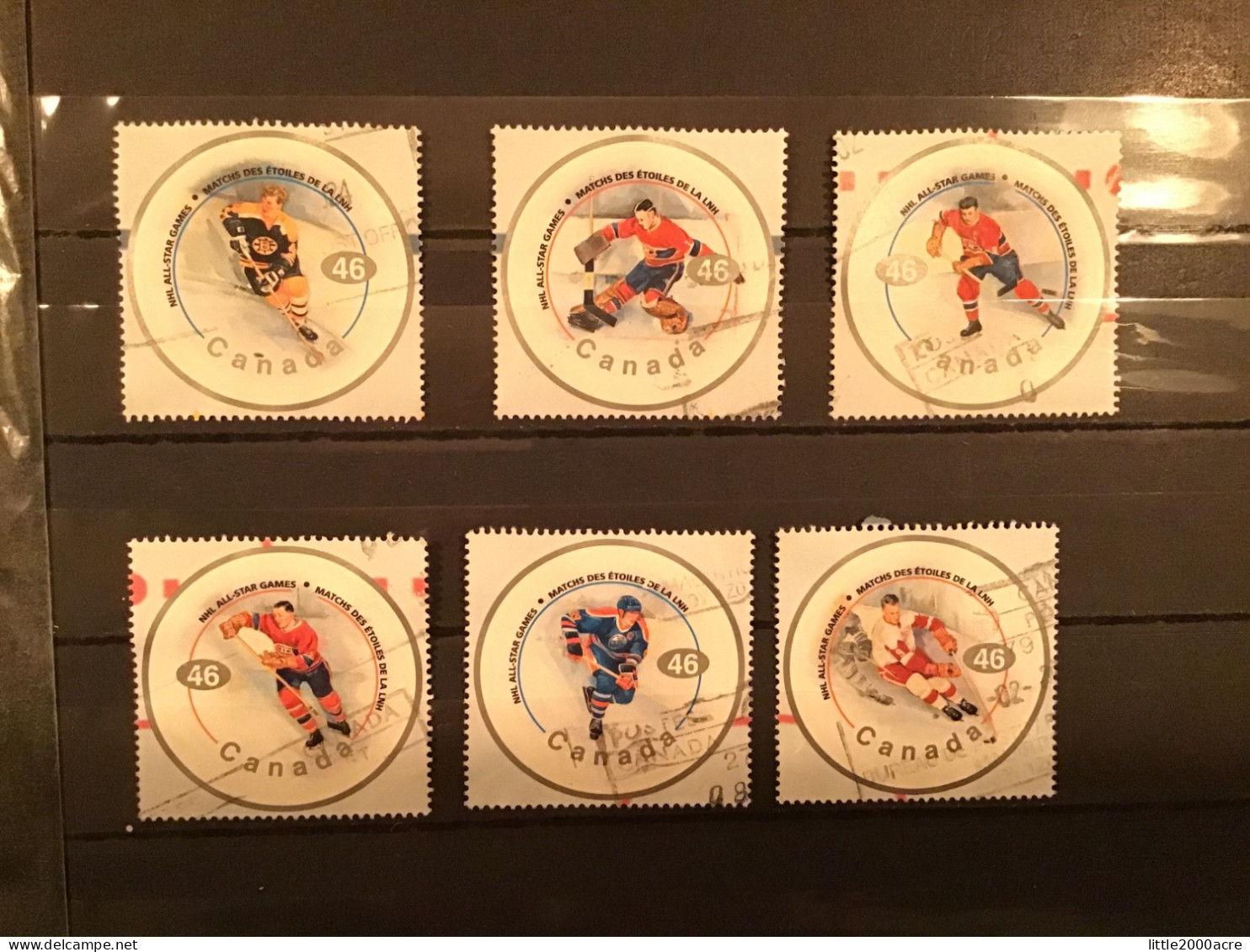 Canada 2000 Ice Hockey All Star Game Used SG 1963-8 Mi 1891-6 - Usados